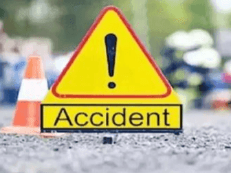 Utility overturned on road due to brake failure