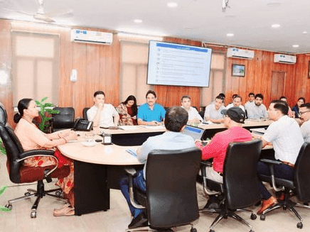 Chief Secretary Mrs. Radha Raturi gave instructions to the officers in the HPC meeting