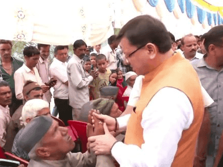 CM Dhami inspected the arrangements made for the affected people