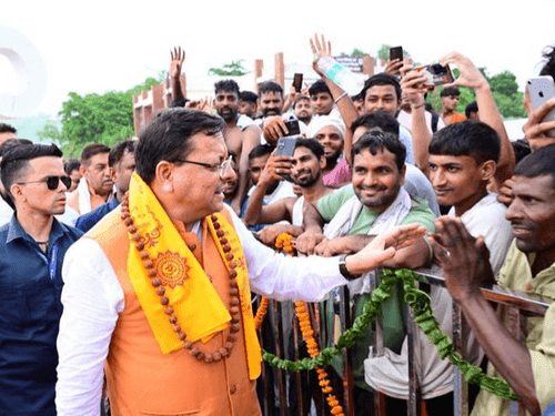 CM Dhami participated in the 'Shiv Samagam' program