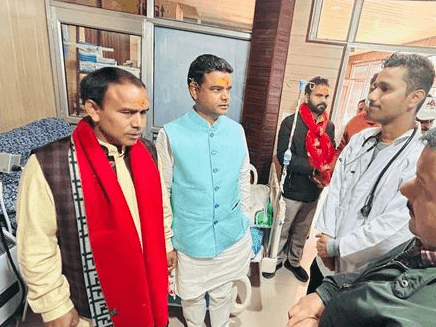 Health Minister Dr Rawat inspected the Government Allopathic Hospital