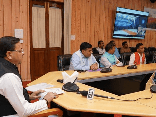 CM Dhami virtually addressed the annual function of Sainik School Ghorakhal