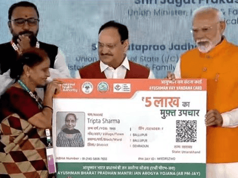 Free treatment up to Rs 5 lakh to beneficiaries above 70 years of age