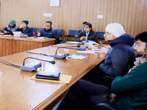 A meeting was organized under the chairmanship of District Magistrate Chamoli