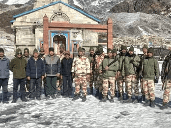 ITBP soldiers deployed in Shri Badri-Kedar Dham
