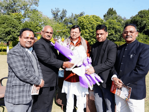 President of Bar Association Dehradun met CM Dhami