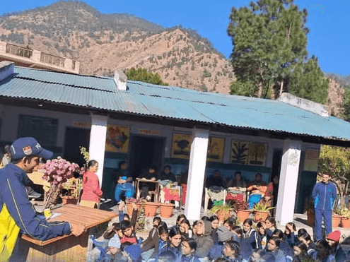 Students were made aware by SDRF