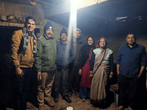 Pithoragarh Police organized a night Chaupal