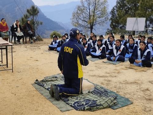 Public awareness program organized by SDRF