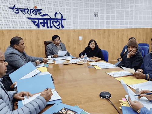 Additional District Election Officer held a meeting with the officials