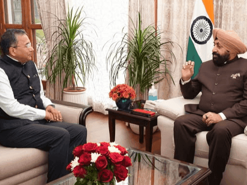 Vice Chairman of Setu Commission paid a courtesy visit to Governor Gurmit Singh