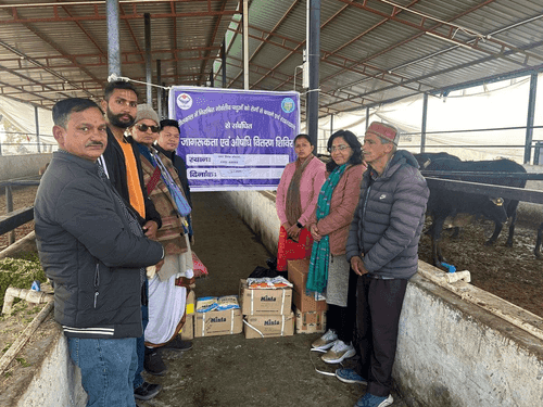 Awareness program on winter animal care was organized