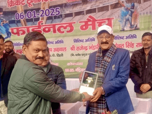 Cricket tournament concluded at Bharat Camp Stadium Koteshwar