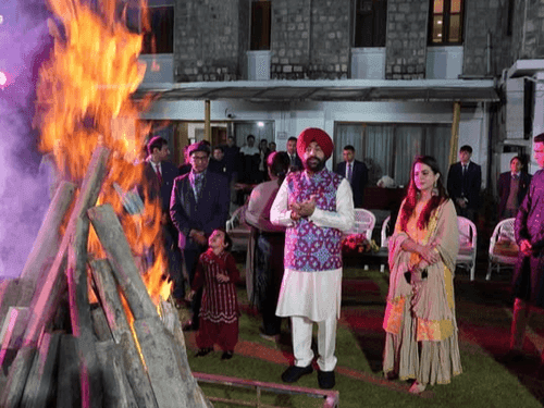Lohri festival was celebrated with great enthusiasm in Raj Bhavan
