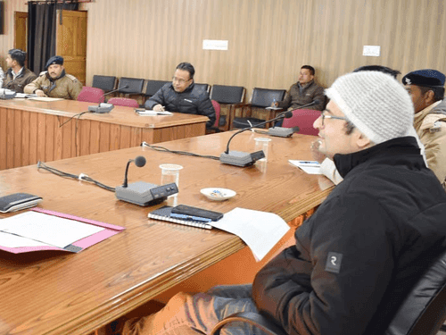 District Magistrate Chamoli held a meeting of the Road Safety Committee