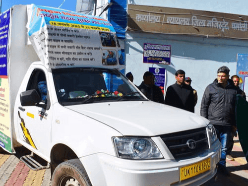 Chamoli DM Sandeep Tiwari inaugurated Road Safety Month