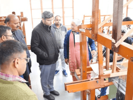 District Magistrate Sandeep Tiwari inspected Tehsil Chamoli