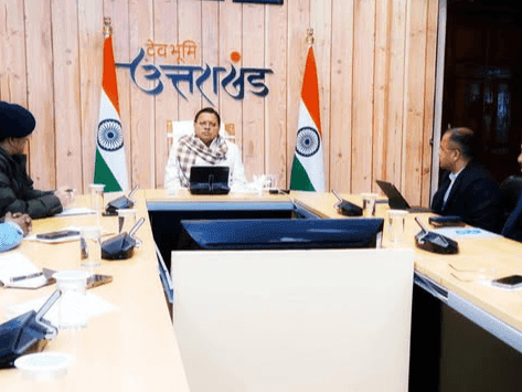 CM Dhami held a high level meeting with officials