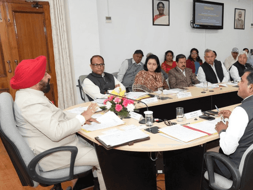 The meeting of the State Child Welfare Council was held at the Raj Bhavan