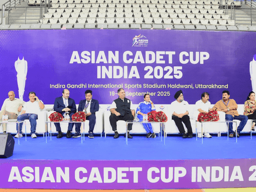 Asian Cadet Cup Fencing Championship, Sports Minister Rekha Arya Felicitates Winners