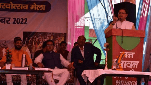 CM Dhami inaugurates Khadi Village Industries and Tourism Sharadotsav Mela