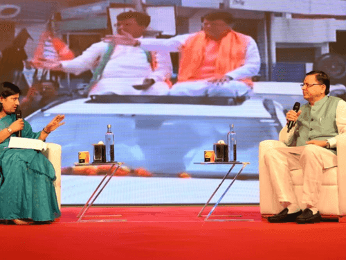 CM Dhami participated in the program 'Uttarakhand on the summit'
