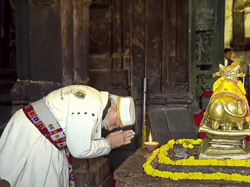 PM Modi lays foundation stone of Gaurikund-Kedarnath ropeway in Uttarakhand