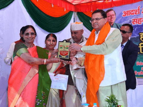 CM Dhami participated in the program organized by Industrial Cooperative Society
