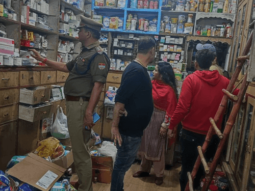 Rapid raids on many medical stores in Jwalapur area