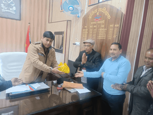 Local public expressed gratitude to Superintendent of Police Chamoli