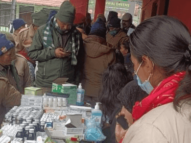 Health camp organized for Policemen