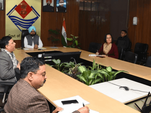 Chief Secretary Dr. S.S. Sandhu reviewed various schemes and activities