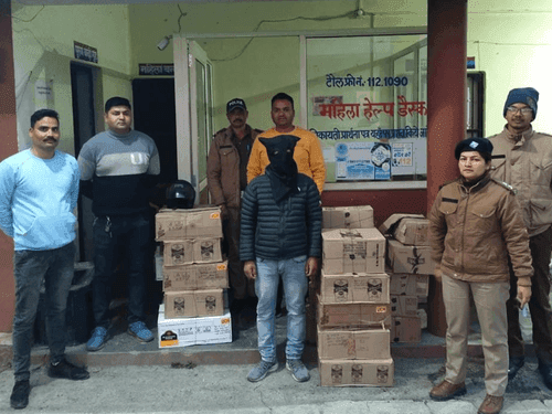 Pithoragarh Police crackdown on liquor Mafia