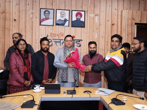 Delegation of unemployed union held talks with CM Dhami