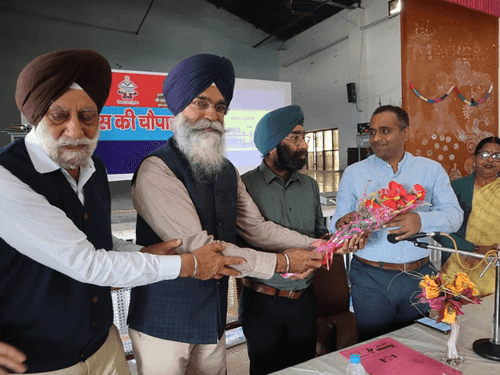 Chaupal of police set up by senior superintendent of police among girl students