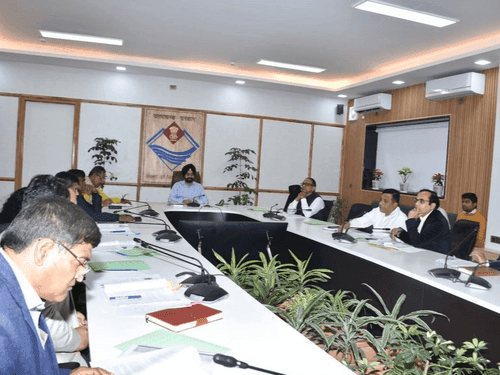 The first meeting of the governing body of Uttarakhand Sanskrit Academy was organized
