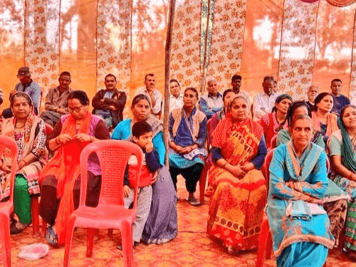 Animal exhibition was organized in village Bhau Wala