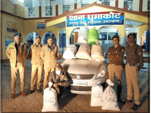 Smuggler arrested with 85 kg of illegal cannabis