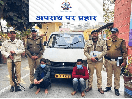 Two vicious thieves arrested with stolen car
