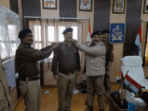 Congratulations on being promoted from Head Constable to Additional Sub Inspector