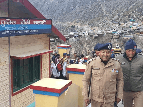 DGP sir inspected remote reporting police post Malari