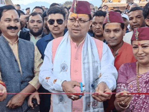 CM Dhami inaugurated Saras Mela-2023