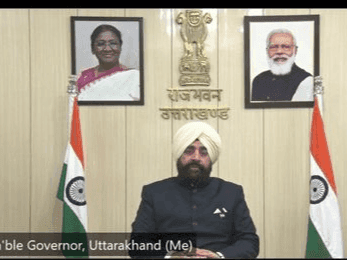 Governor Gurmit Singh virtually inaugurated the International Liquid Mirror Telescope