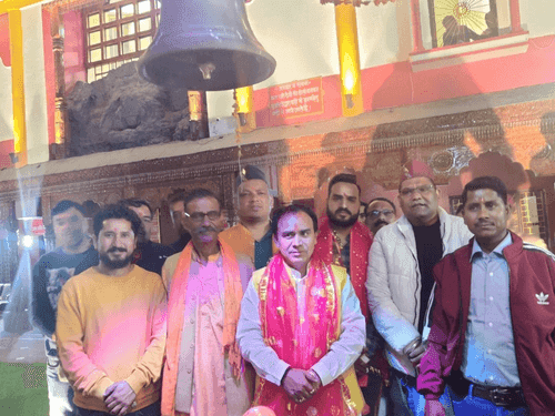 Minister Dr. Dhan Singh Rawat visited Maa Dhari Devi