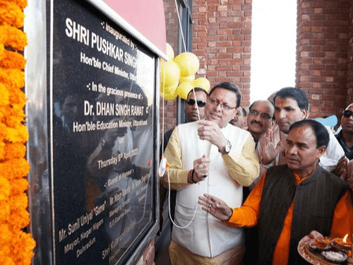 CM Dhami inaugurated GD Goenka Public School