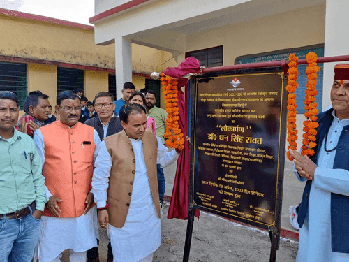 Minister Dr. Dhan Singh Rawat inaugurated the beautification work