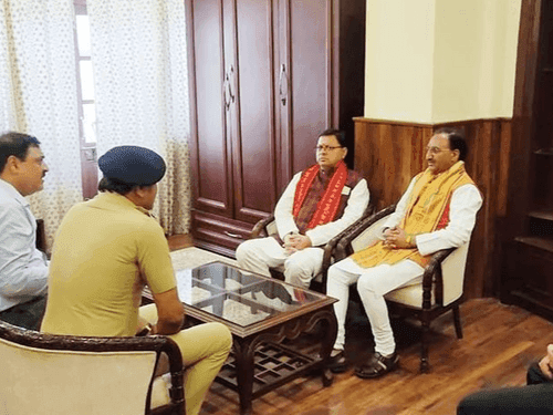 CM Dhami held a review meeting with officials regarding development works