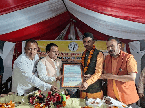 Minister Dr. Dhan Singh Rawat laid the foundation stone for the work of underground power line