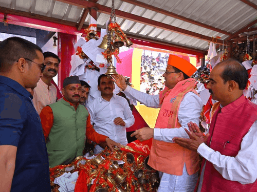 CM Dhami offered prayers at Golju Devta Temple