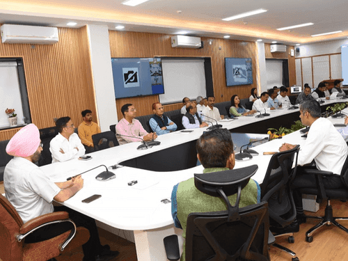 CS Dr. S.S. Sandhu took a meeting regarding the preparations for the G-20 summit